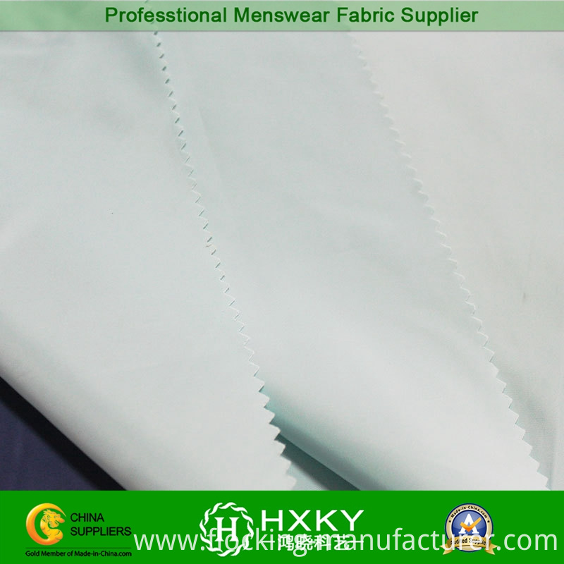 290t Ice Color Imitation Memory Polyester Fabric for Down Coat